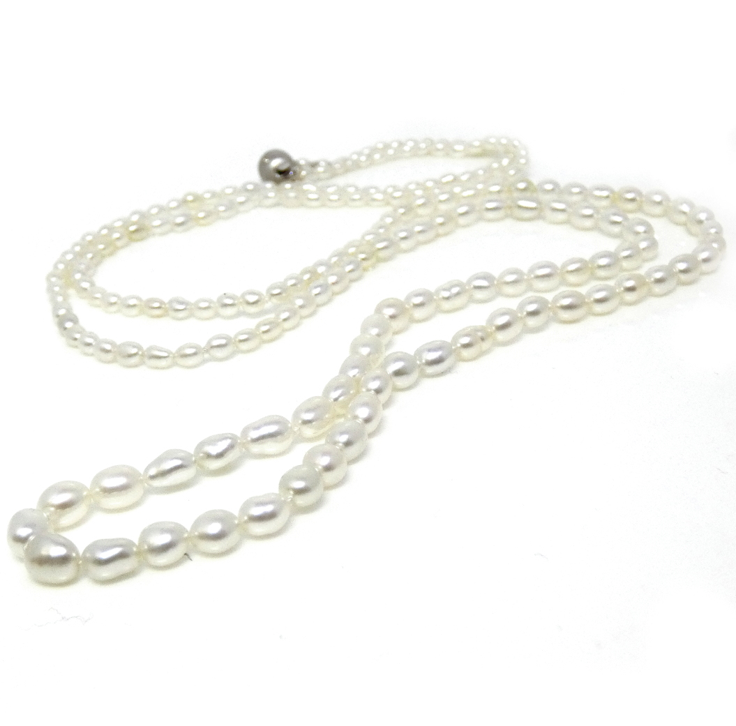 White South Sea Keishi Pearls Necklace